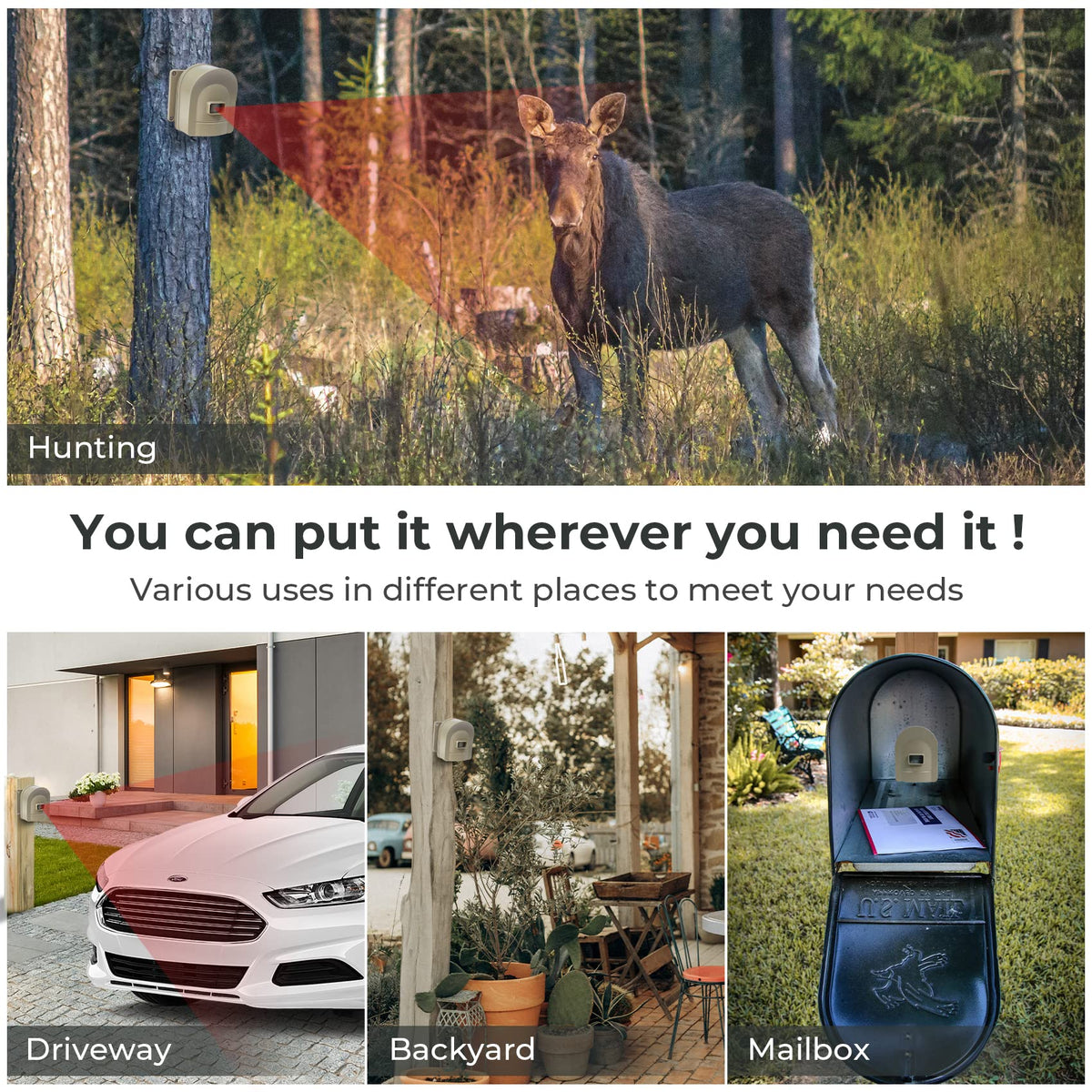 H HOSMART installation kit with quick-mount hardware.