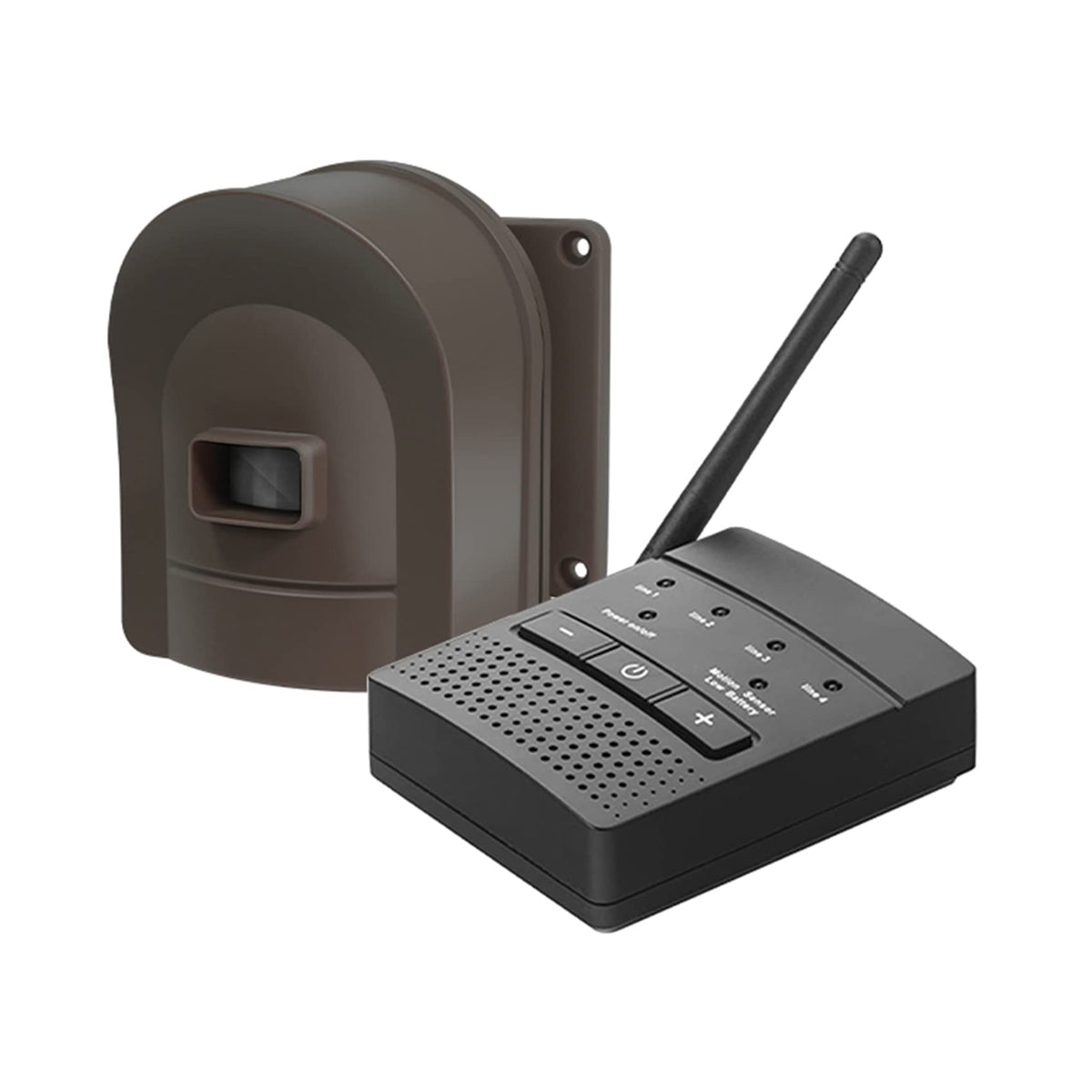 HOSMART front view of receiver and sensor showing simple setup and benefit
