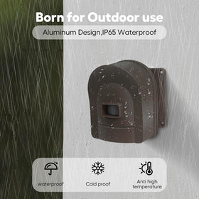 HOSMART close-up of sensor housing with weatherproof seal for durability