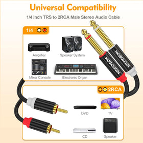 HOSONGIN tangle-free dual cable design keeps routing clean during setup
