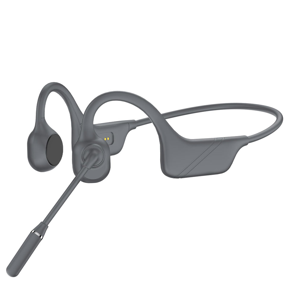 Hostena open-ear headphones design highlighting comfortable long-wear ergonomics.