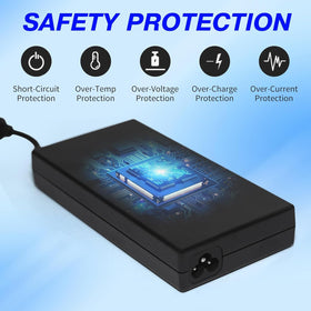 Hostorch adapter plugged into laptop delivering consistent power during heavy use