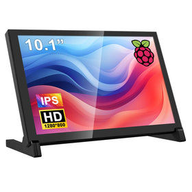 Hosyond 10.1-inch IPS display front view with vivid colors for Raspberry Pi projects