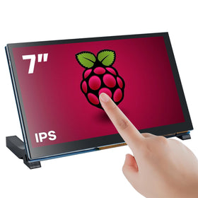 Hosyond front view of 7-inch touchscreen showing clear display and responsive touch