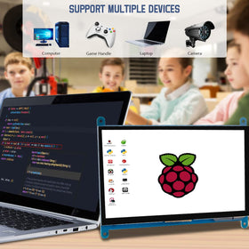 Hosyond touch demo with Raspberry Pi showing responsive multi-touch control