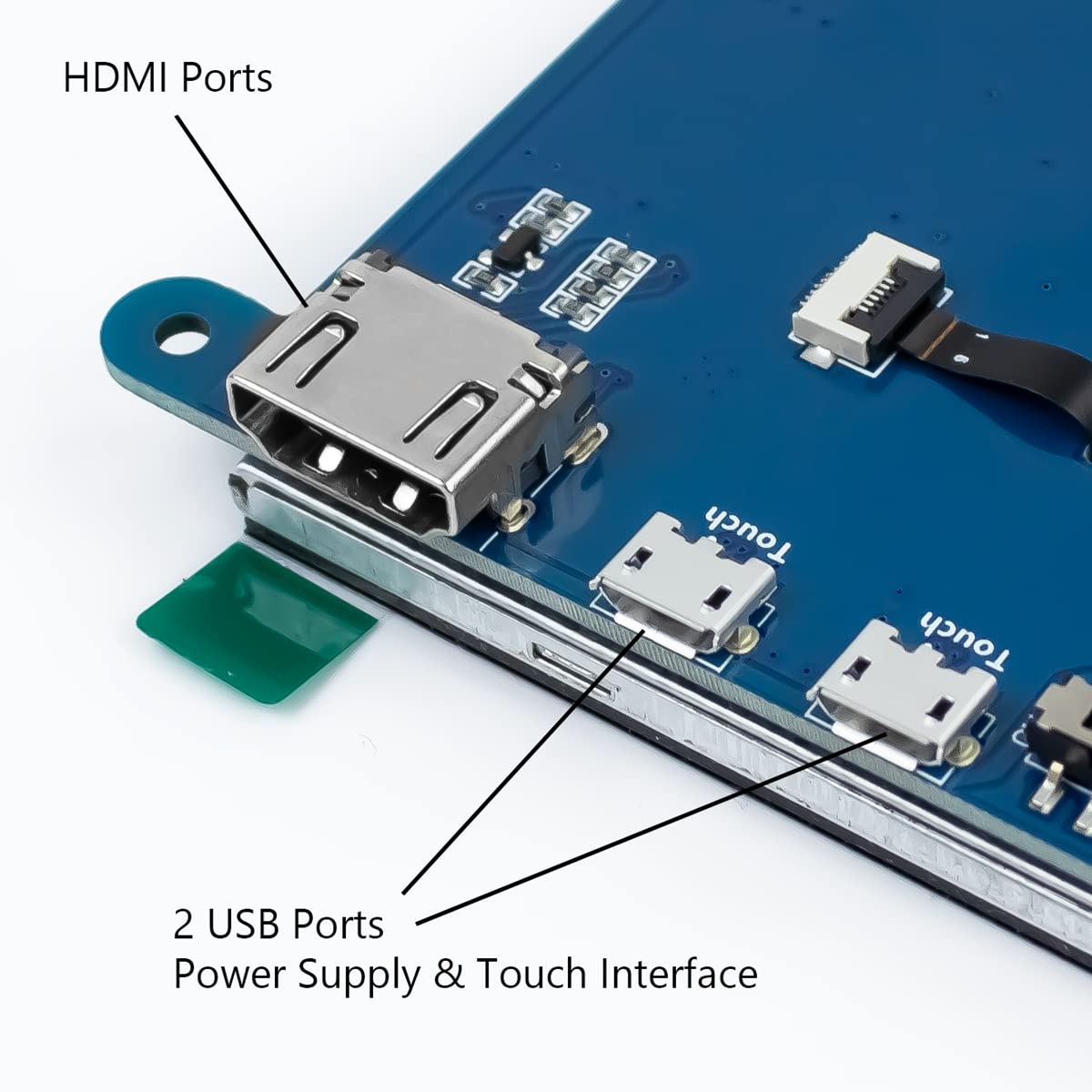 Hosyond running Windows touch demo showing compatibility with PC touch inputs