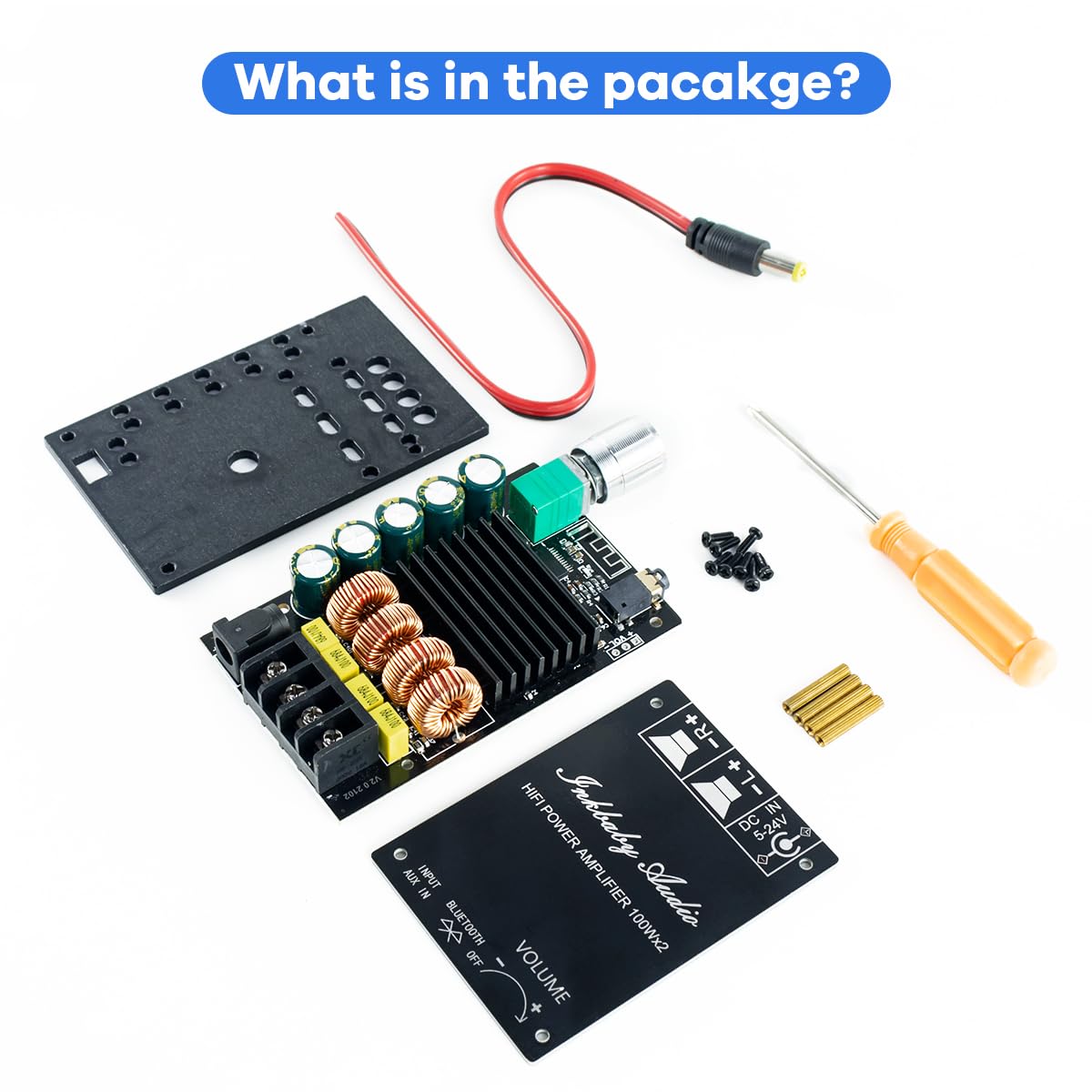 Hosyond amplifier board thermal cooling system supports long listening sessions.