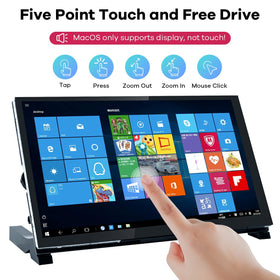 Hosyond close-up of tempered glass capacitive touch demonstrating precise touch response