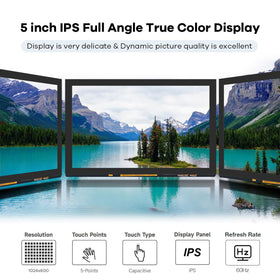Hosyond side profile displaying thin 13.94mm form factor and portability