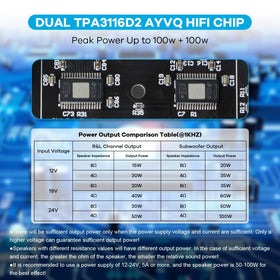 Hosyond ZK-TB21 AUX/Bluetooth input for flexible playback