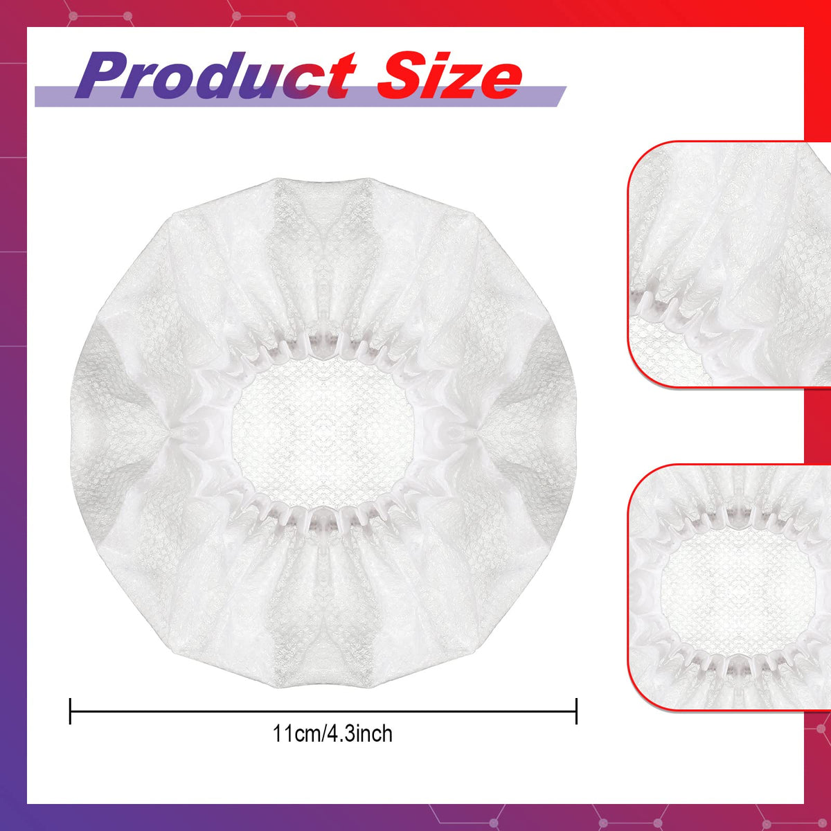 Hoteam elastic edge detail showing secure fit on ear pads for slip resistance