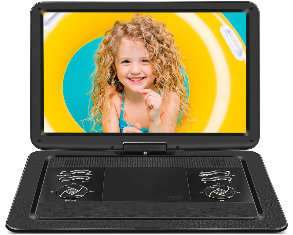 HotHat 19-6 inch screen swivel enhances on-the-go viewing.