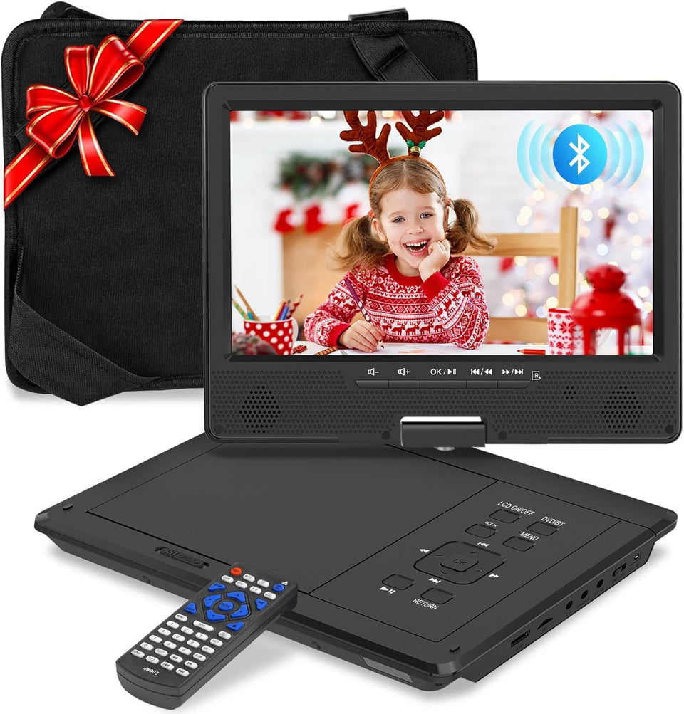 HotHat portable DVD player with 12.5-inch body for family car viewing