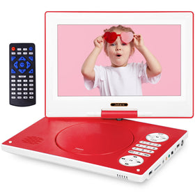 HotHat portable DVD player with rotating screen for flexible on-the-go viewing