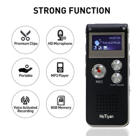 HoTiyan voice-activation feature enabling automatic recording when speaking.