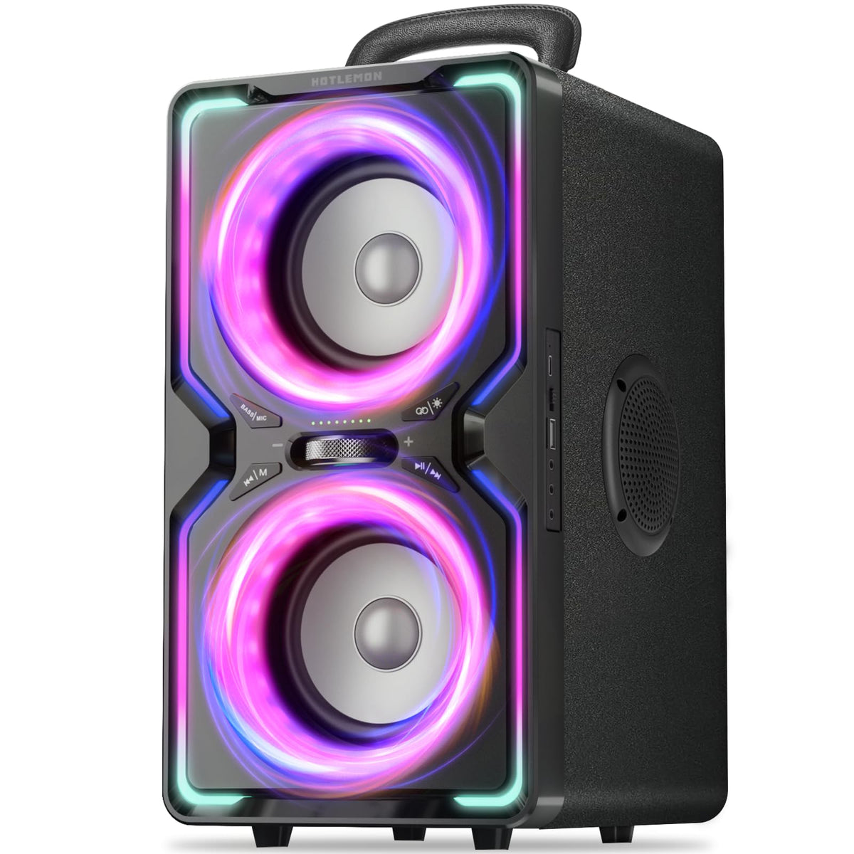 Hotlemon large speaker front view with bold 240W output and clear highs.