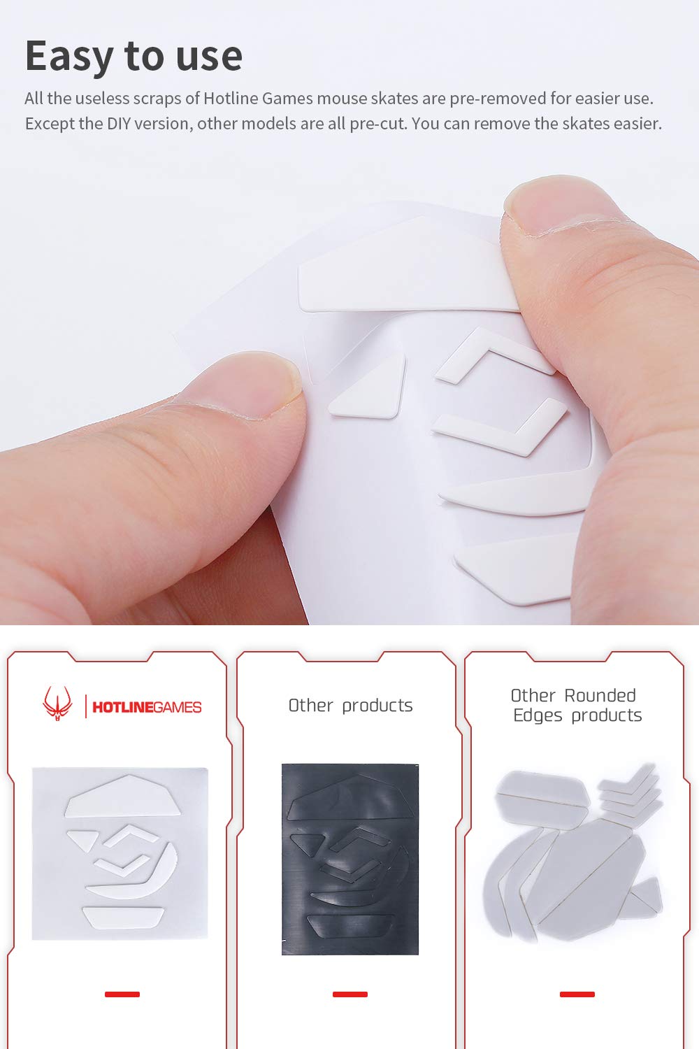HOTLINEGAMES compatible with cloth and nylon pads for versatile use.