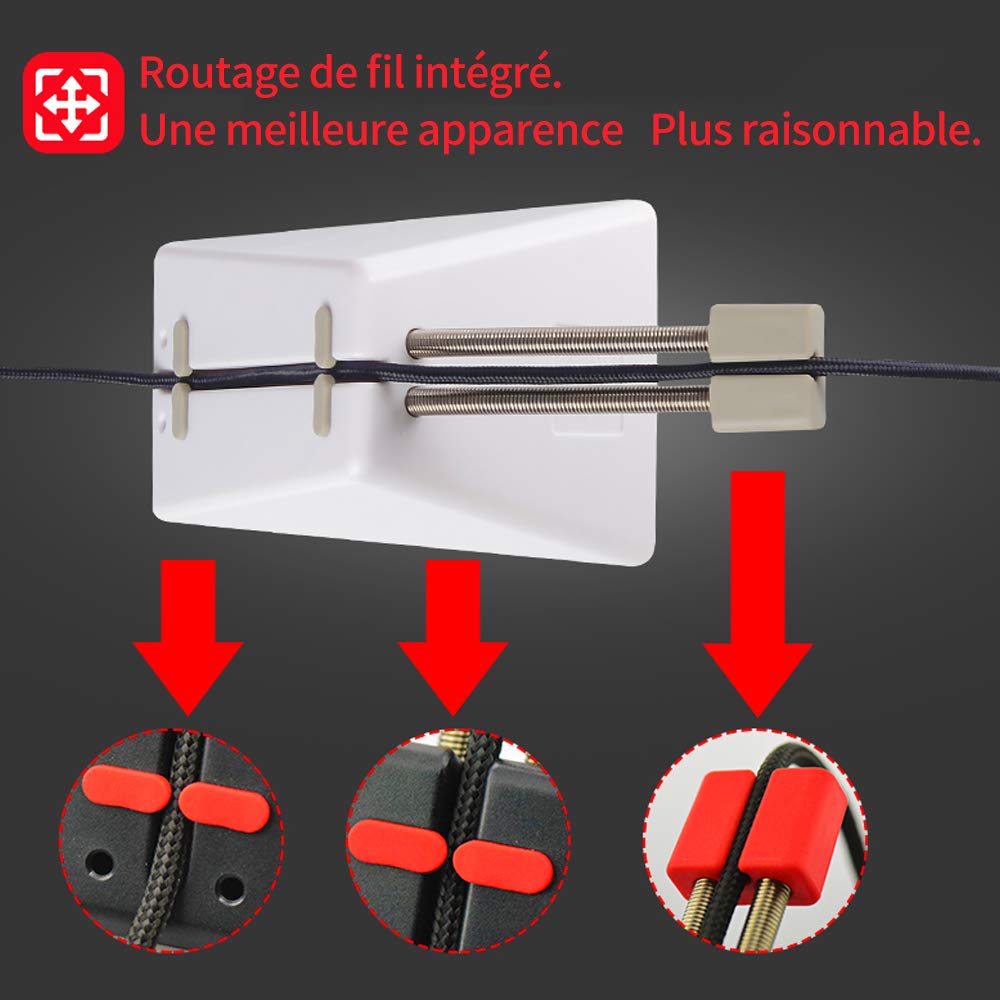 Hotline Games mouse bungee bottom anti-slip-feet keeping your station steady.