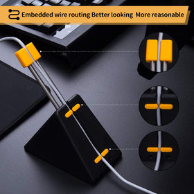 HOTLINEGAMES Mouse Bungee retractable spring aids portability for travel tournaments.