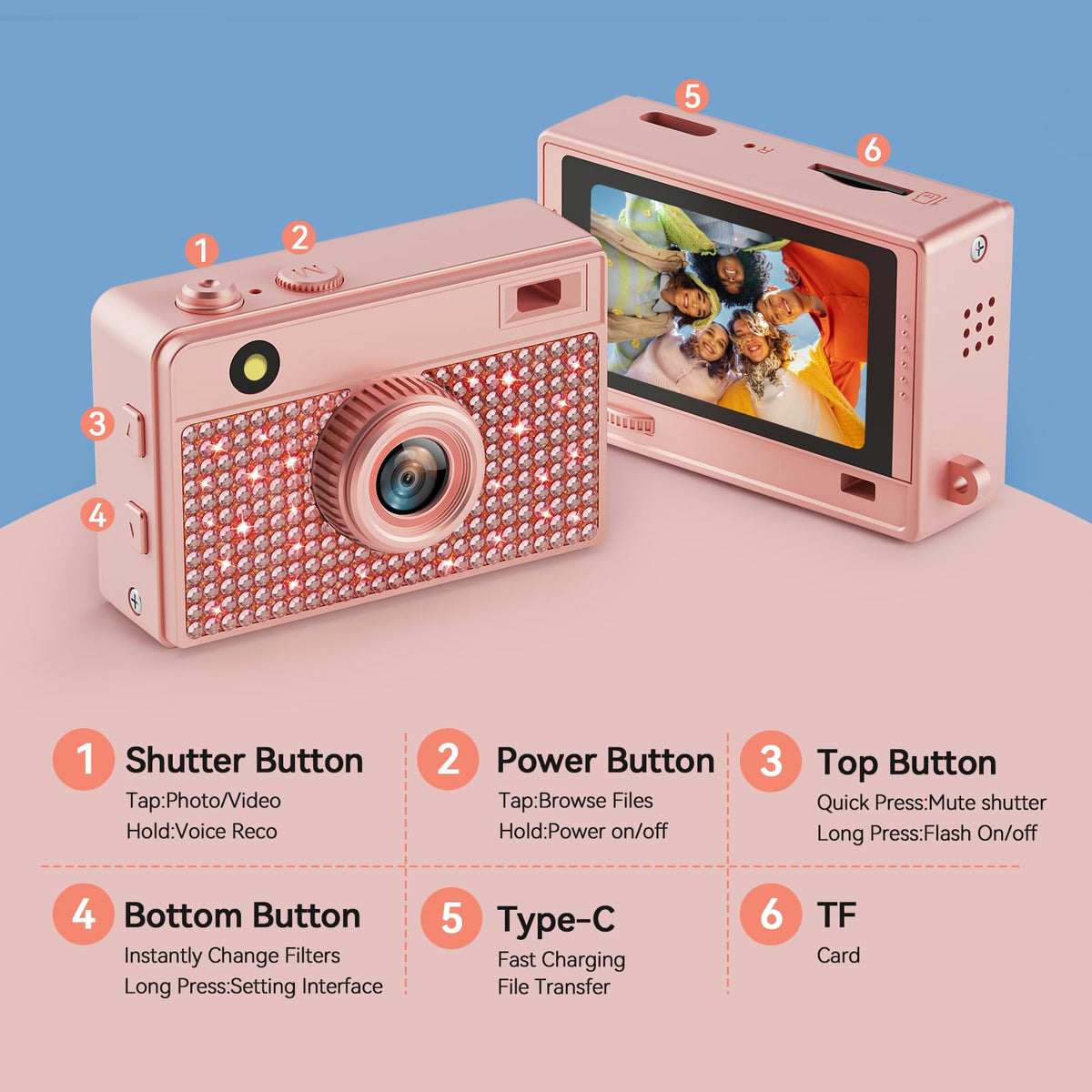 HOTU rose gold detail emphasizing stylish design and gift appeal