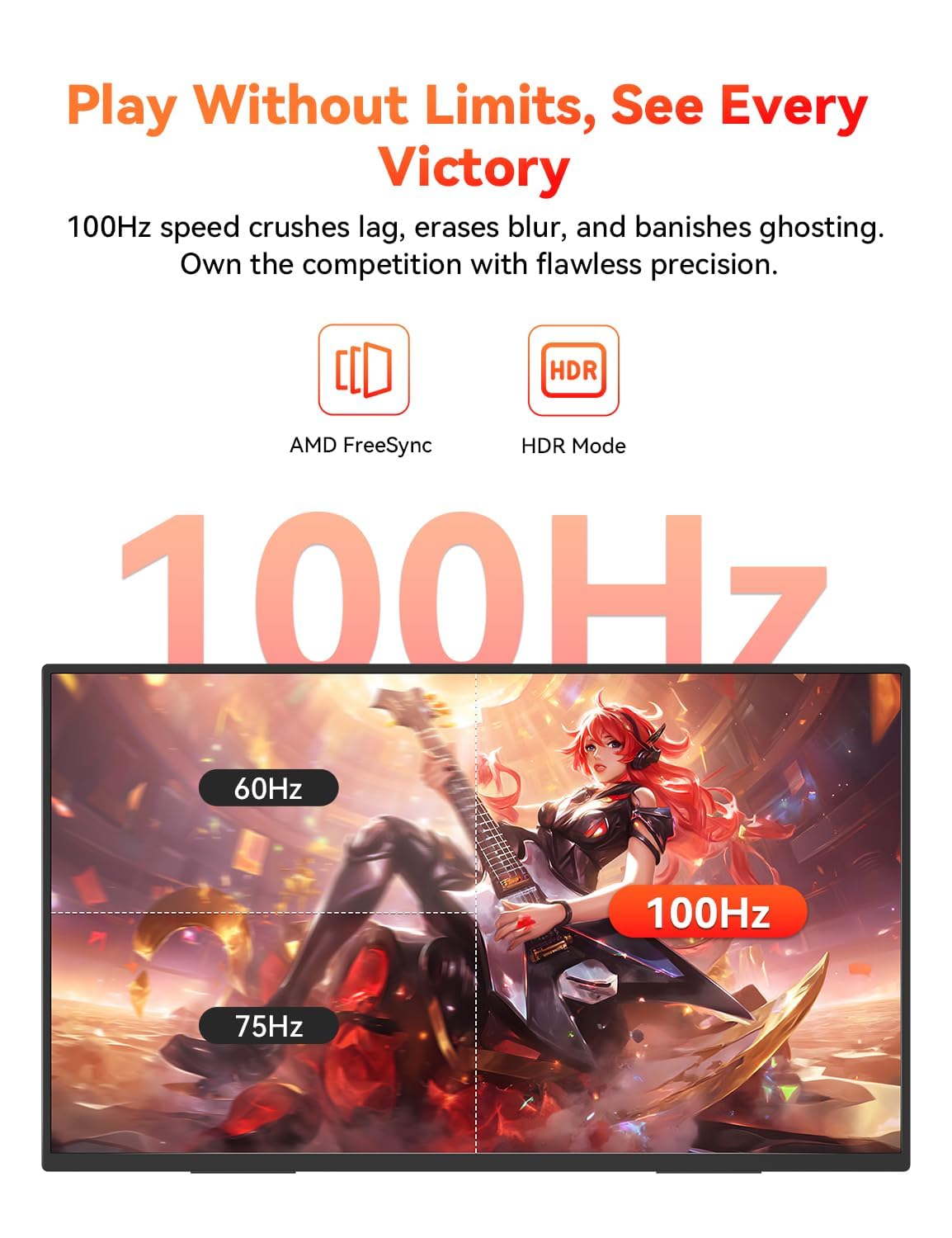 HotYeah IPS panel close-up highlights color accuracy and sharp detail
