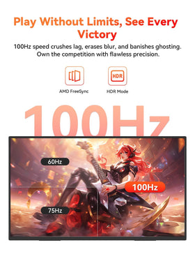 HotYeah IPS panel close-up highlights color accuracy and sharp detail
