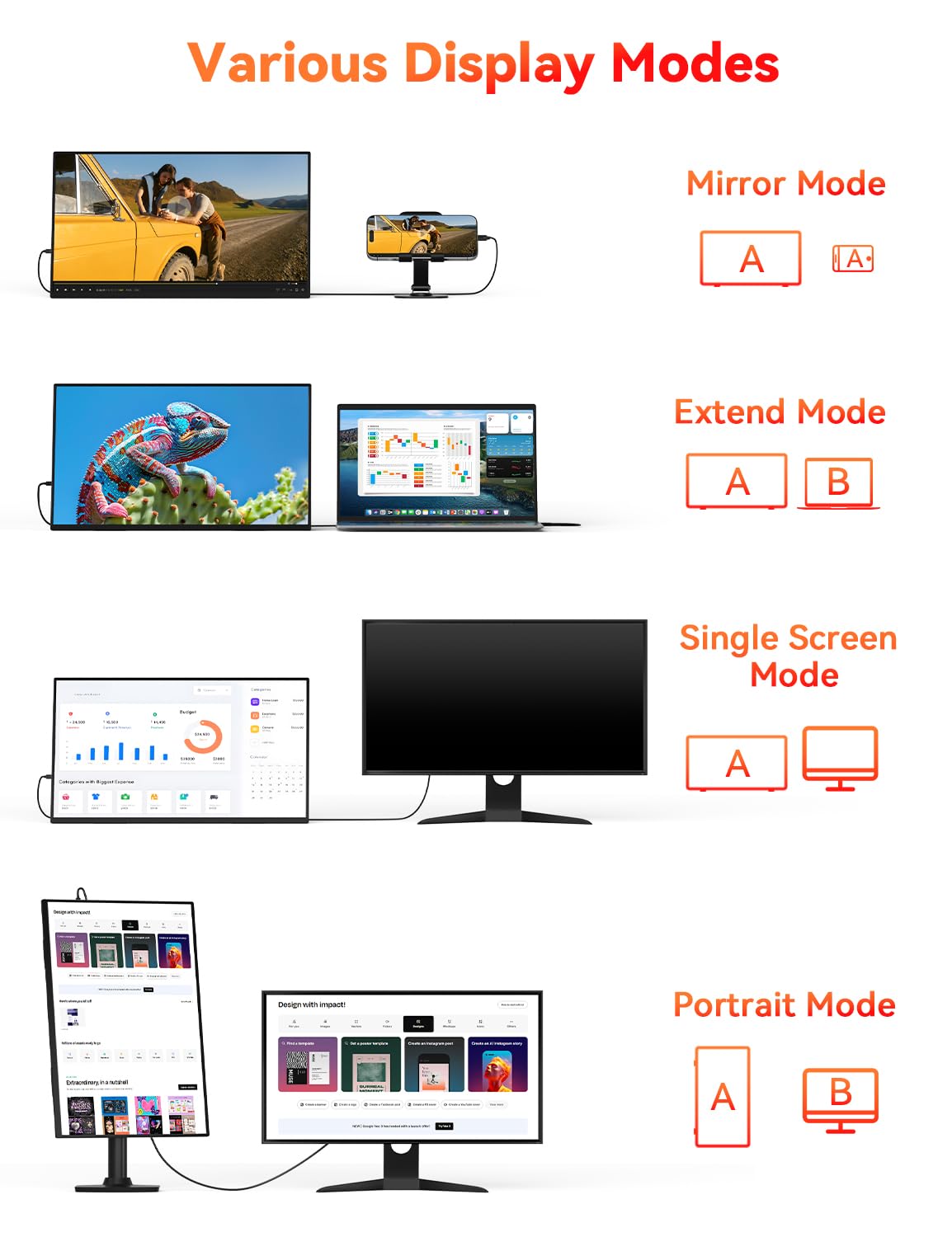HotYeah anti-glare matte display reduces reflections during long sessions.