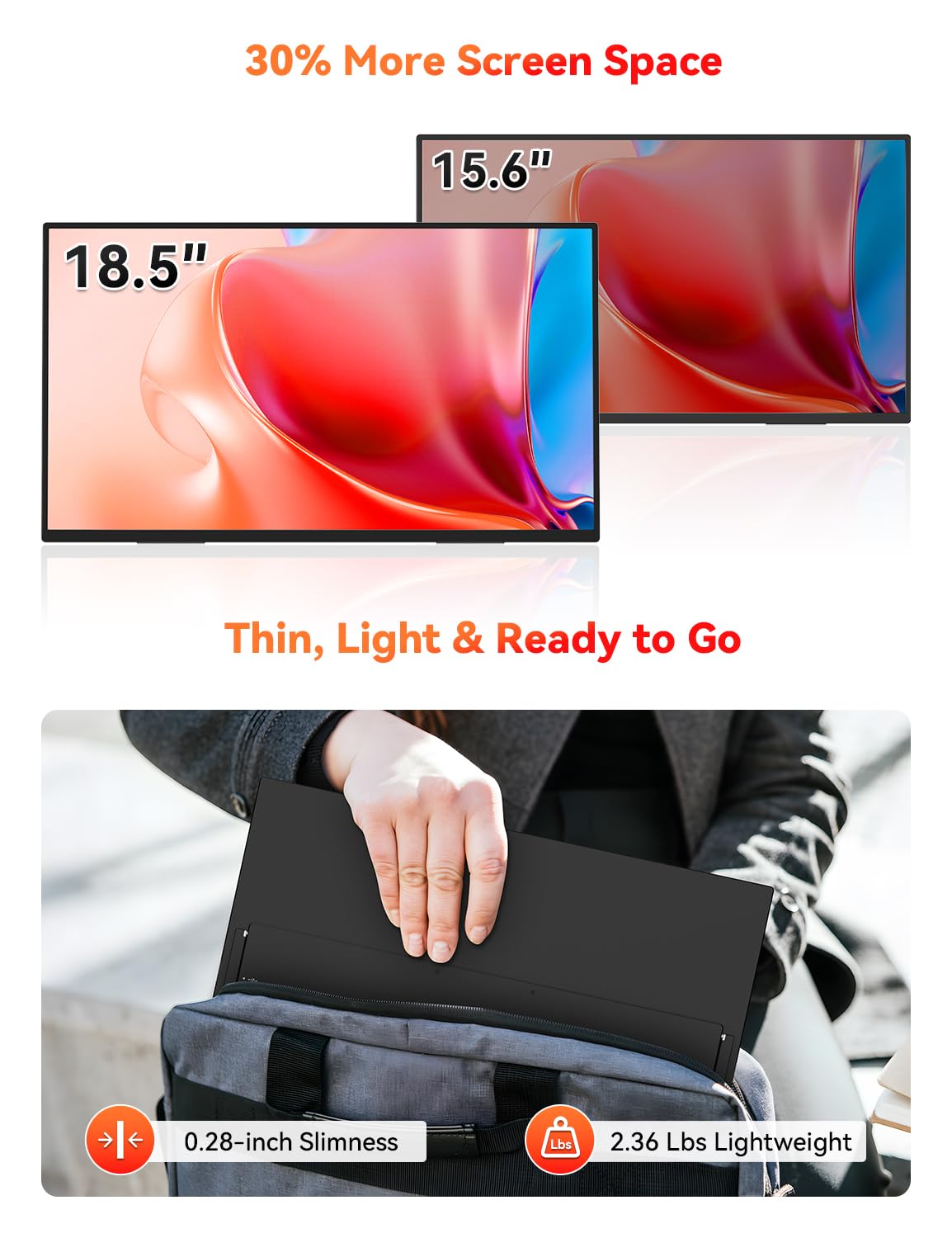 HotYeah HDR-ready display for immersive media on the move.