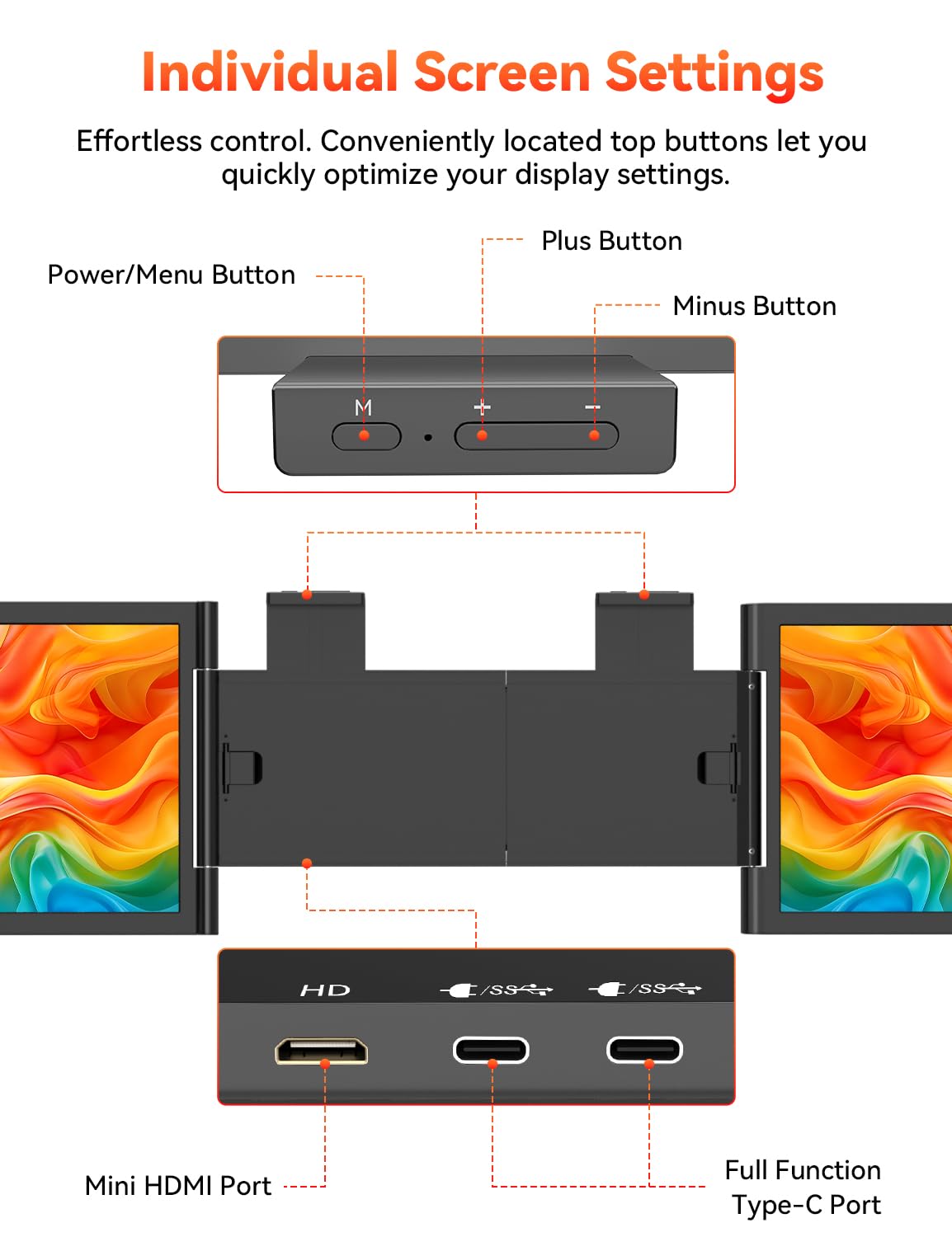 HotYeah travel-friendly extender mounted on a laptop for mobile use.