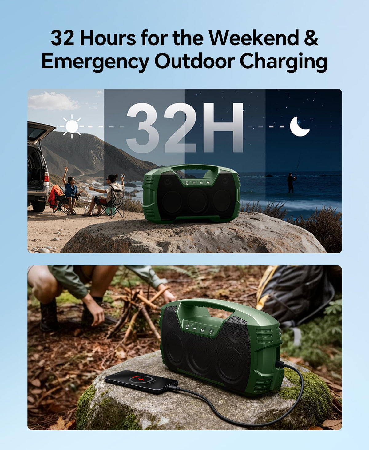 Rugged Houl Zallee design with carry handle for on-the-go use
