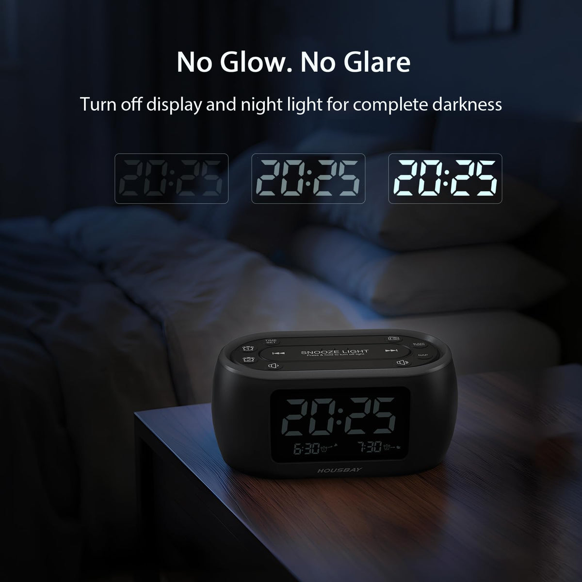 HOUSBAY backup battery indicator highlighting power outage reliability