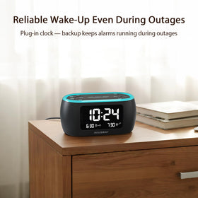 HOUSBAY plug‑in adapter included for fast, simple setup