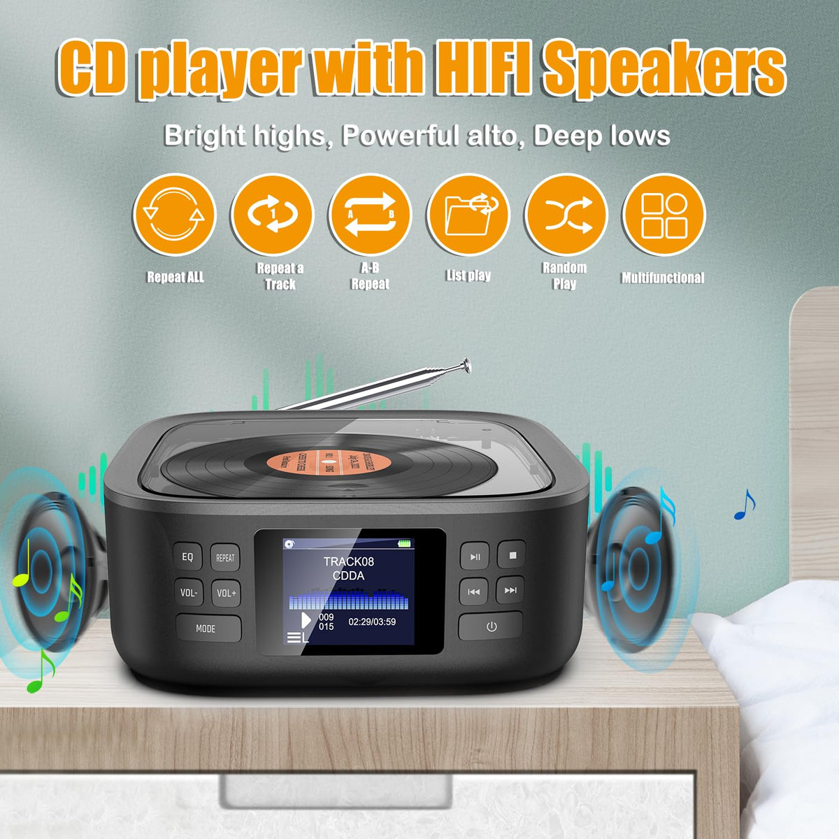HOVOYNN dual speakers closeup delivering clear stereo sound