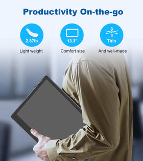 HOWENS IPS panel delivers 178° viewing angles for consistent color.