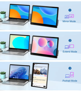 HOWENS 13.3-inch display is compatible with laptops, PCs, and game consoles.