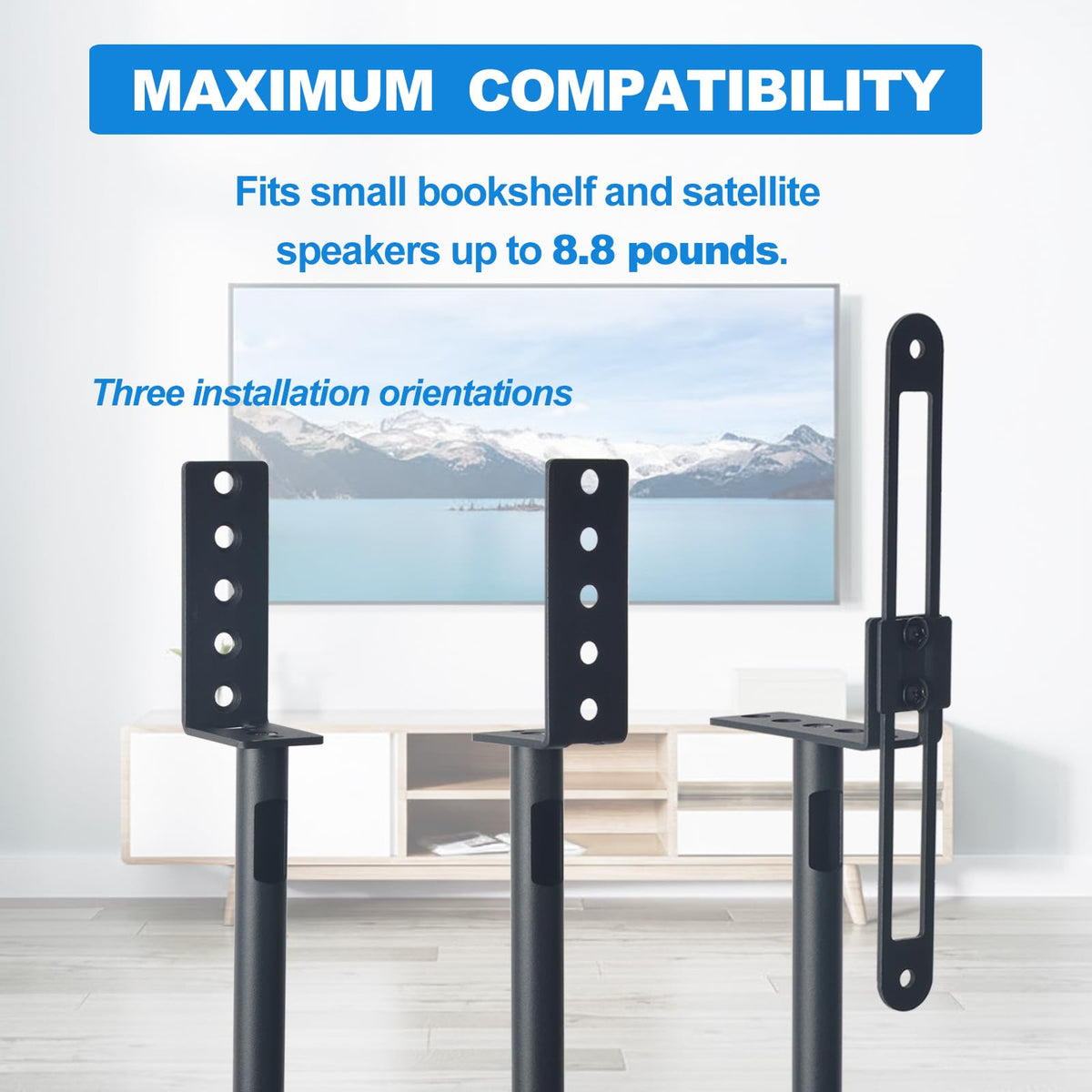 Howonder lifestyle living room setup showing neat stands improving room aesthetics