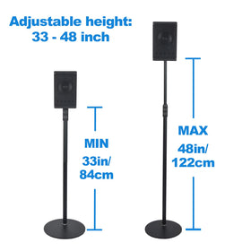 Howonder size scale with ruler showing adjustable 33 to 48 inch range benefit