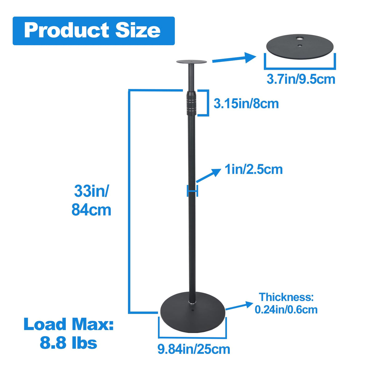 Howonder packaging and hardware laid out showing included screws and quick assembly benefit