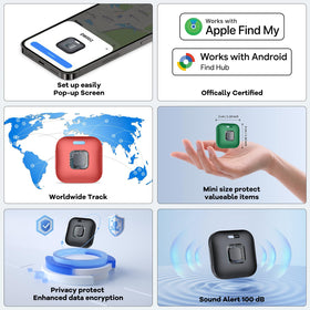 Hoxe DW002 Apple Find My compatibility enables seamless locating