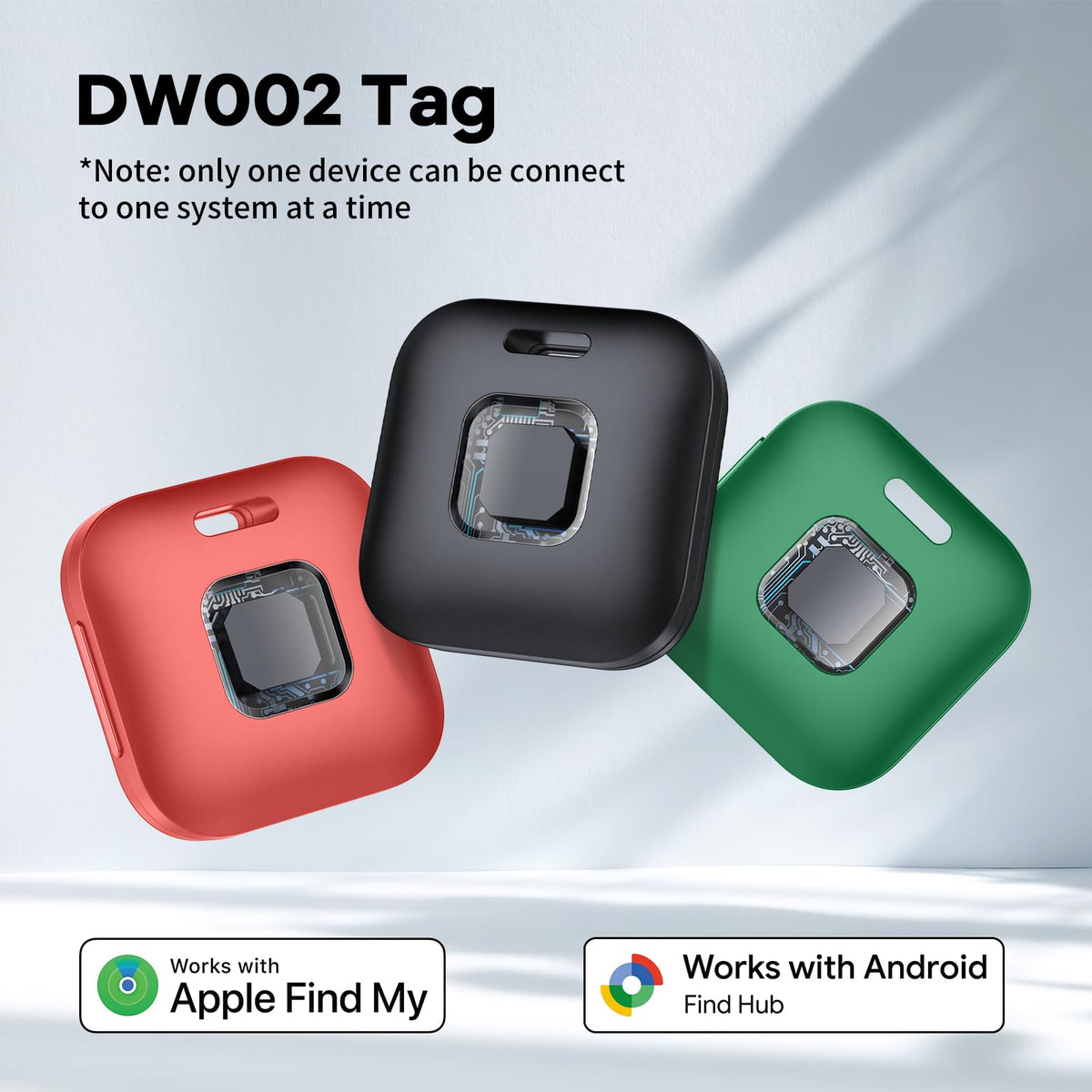 Hoxe DW002 keychain attachment for secure portable tracking