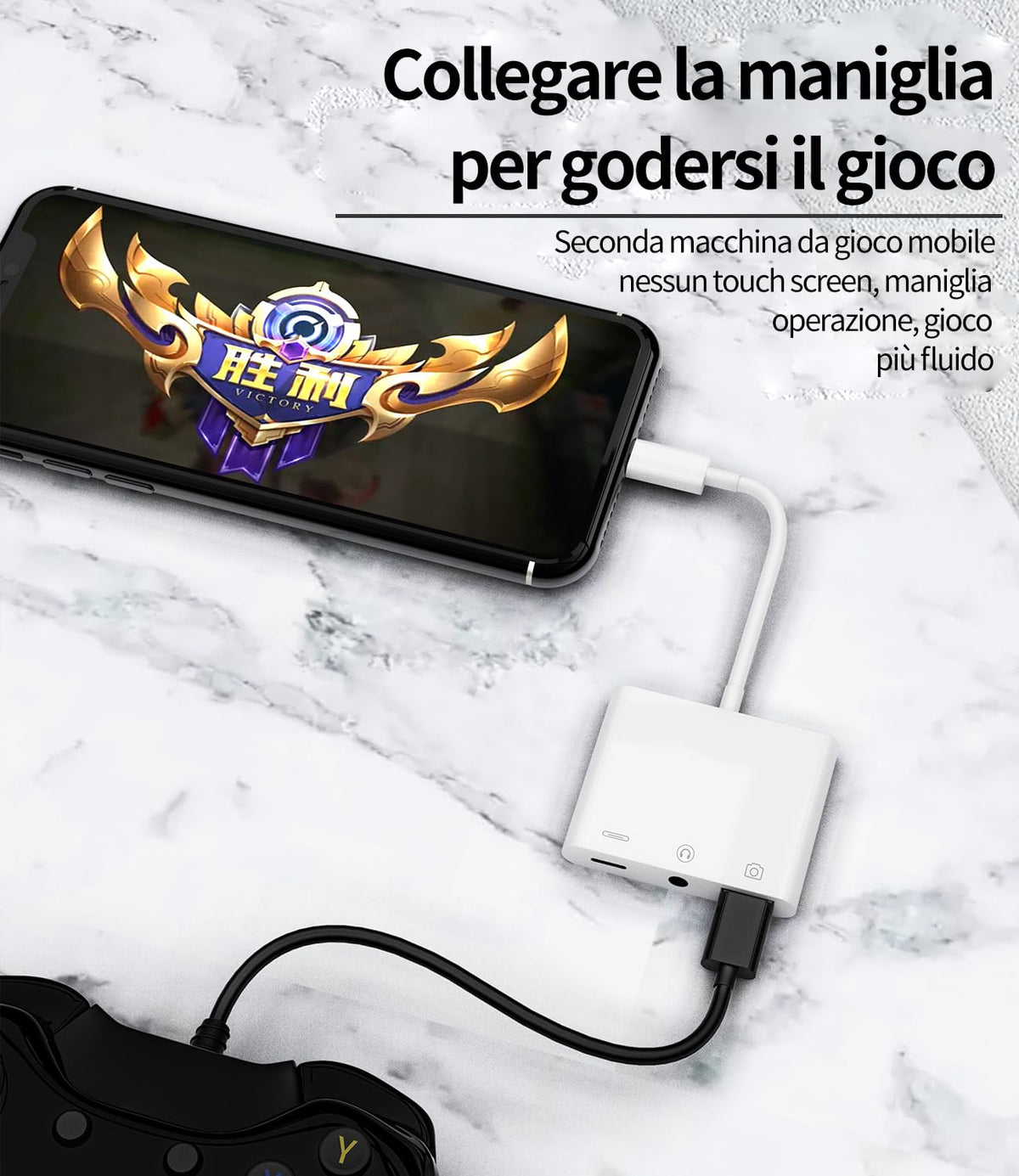 HOYULLI adapter connected to iPad importing photos from camera quickly