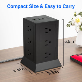 Hozzx 10 ft extension cord offers placement flexibility for dorms