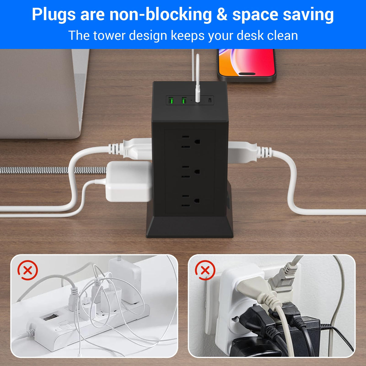 Hozzx surge protector provides automatic cut-off to safeguard devices
