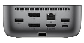 HP 100W G6 Dock compact design with LED status indicators.