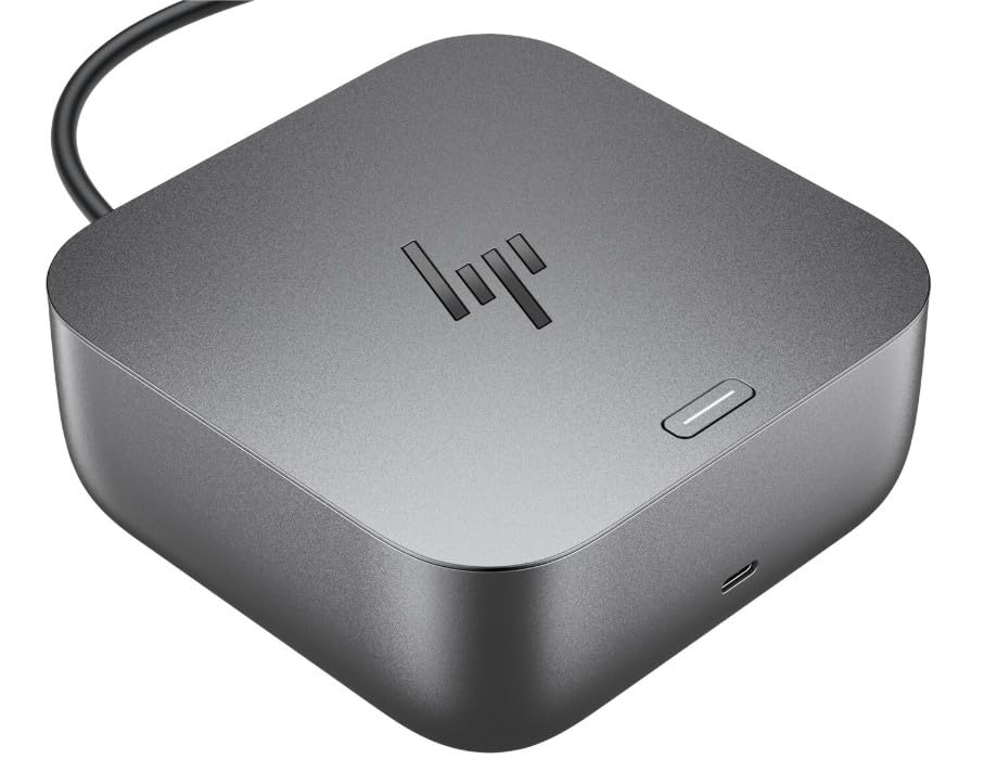 HP 100W G6 Dock side ports enable easy peripheral connections.