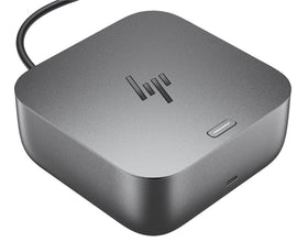 HP 100W G6 Dock side ports enable easy peripheral connections.