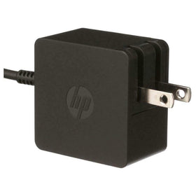 HP 45W travel power supply back view showing slim profile
