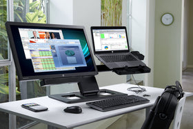 HP D9Y32AA UltraSlim Dock with LAN port for reliable network connectivity