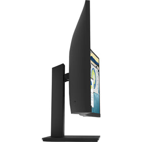 HP P34hc G4 curved monitor ergonomic stand enables comfortable, all-day viewing.