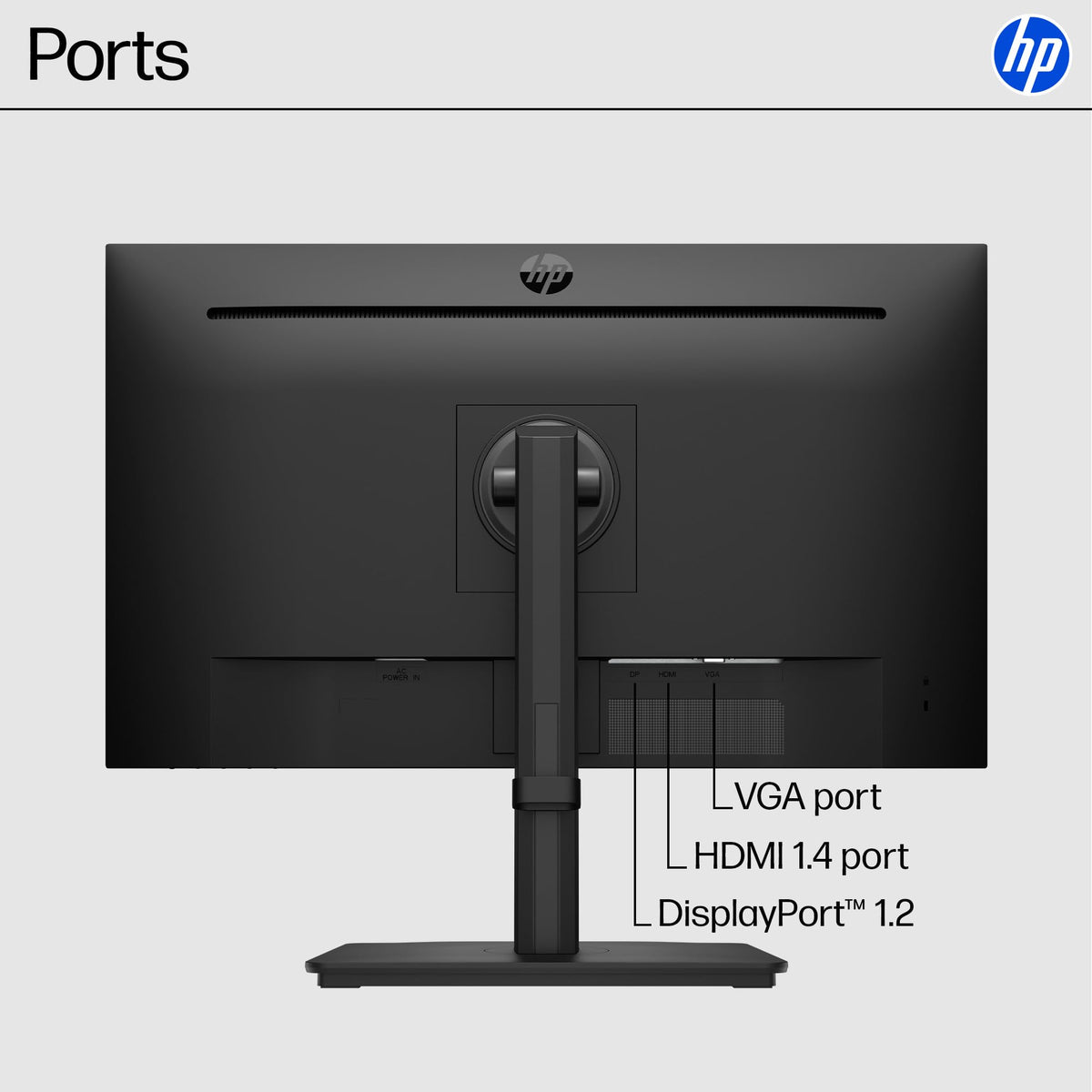 HP Series 3 built-in 2W speakers for meetings and media